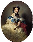 Countess Paintings - Countess Varvara Alekseyevna Musina-Pushkina by Franz Xavier Winterhalter